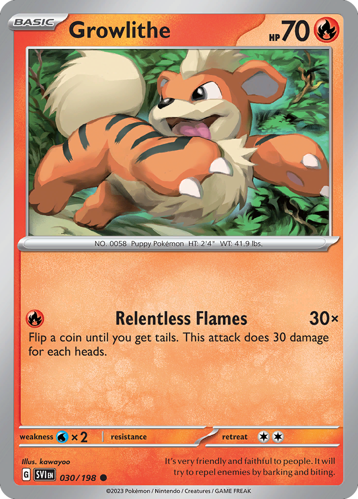 Growlithe - Scarlet & Violet - 030