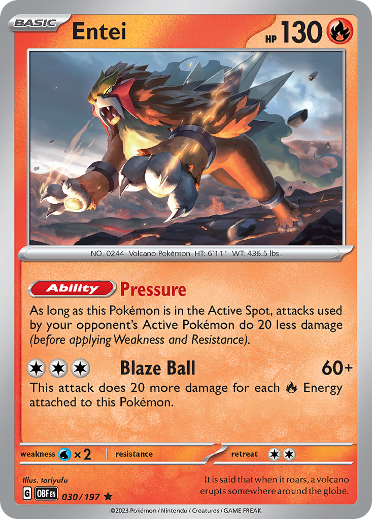 Entei - Obsidian Flames - 030