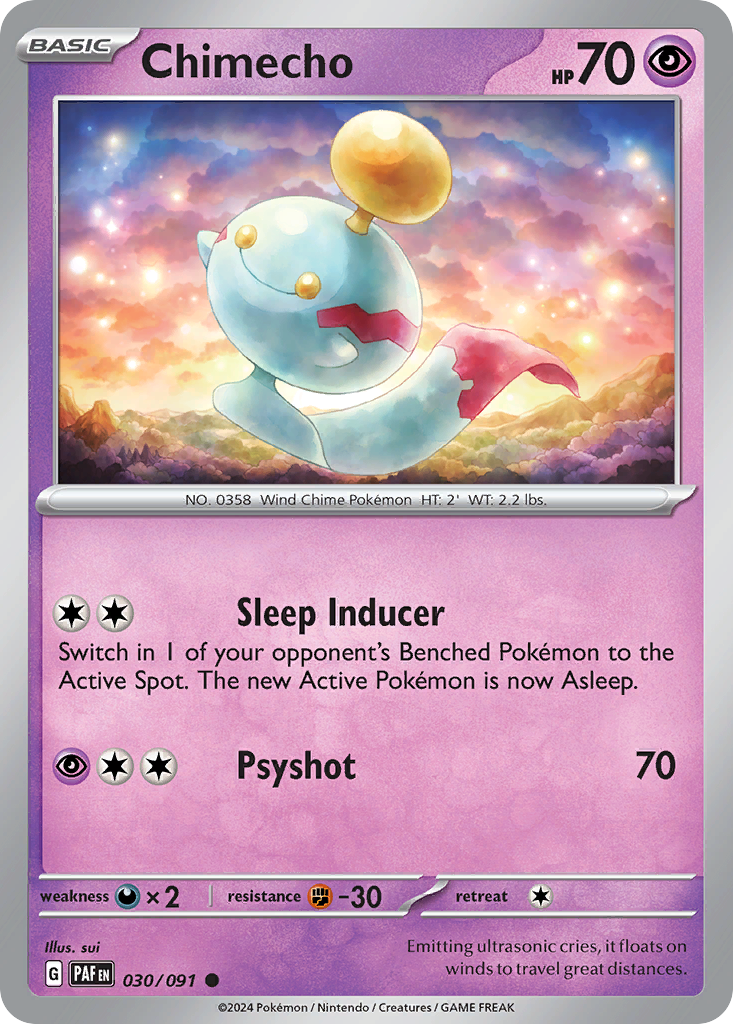 Chimecho - Paldean Fates - 030