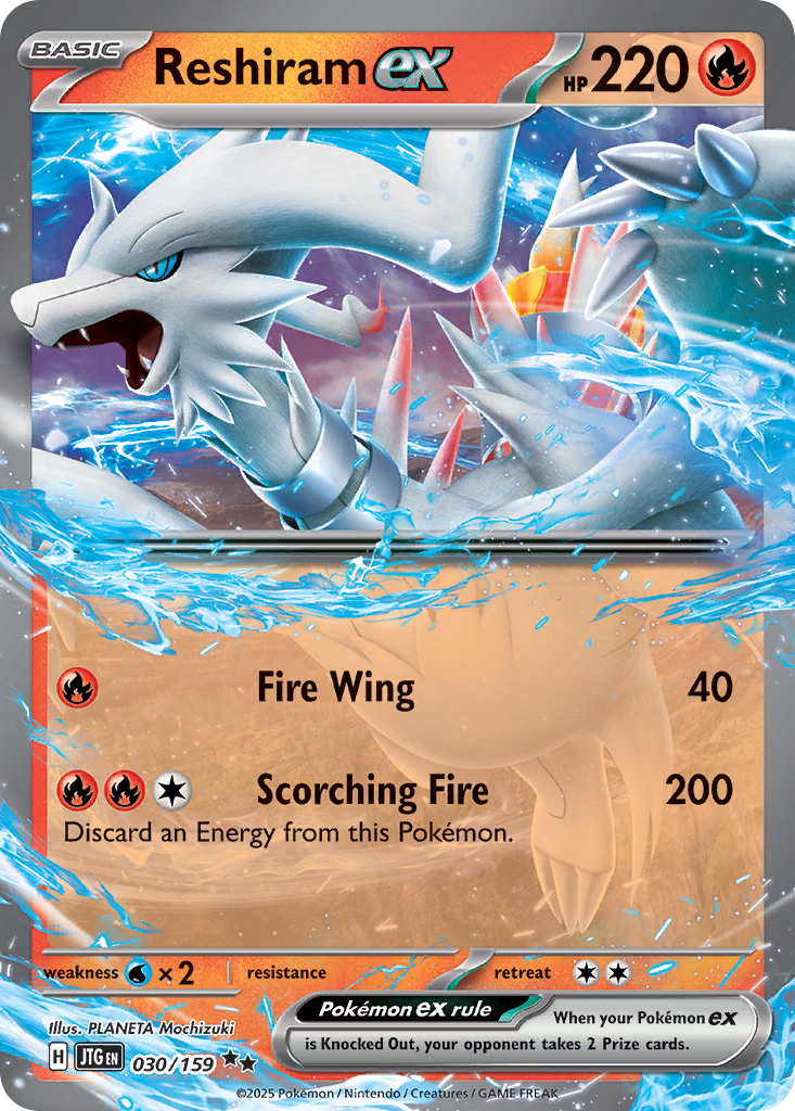 Reshiram ex - Journey Together - 030