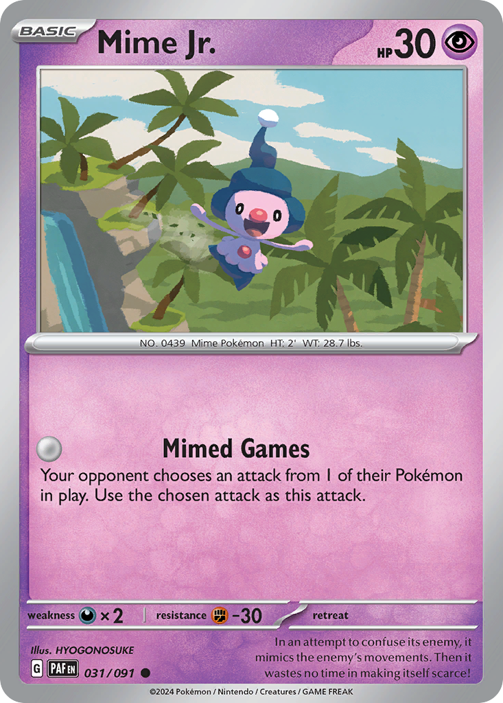 Mime Jr. - Paldean Fates - 031