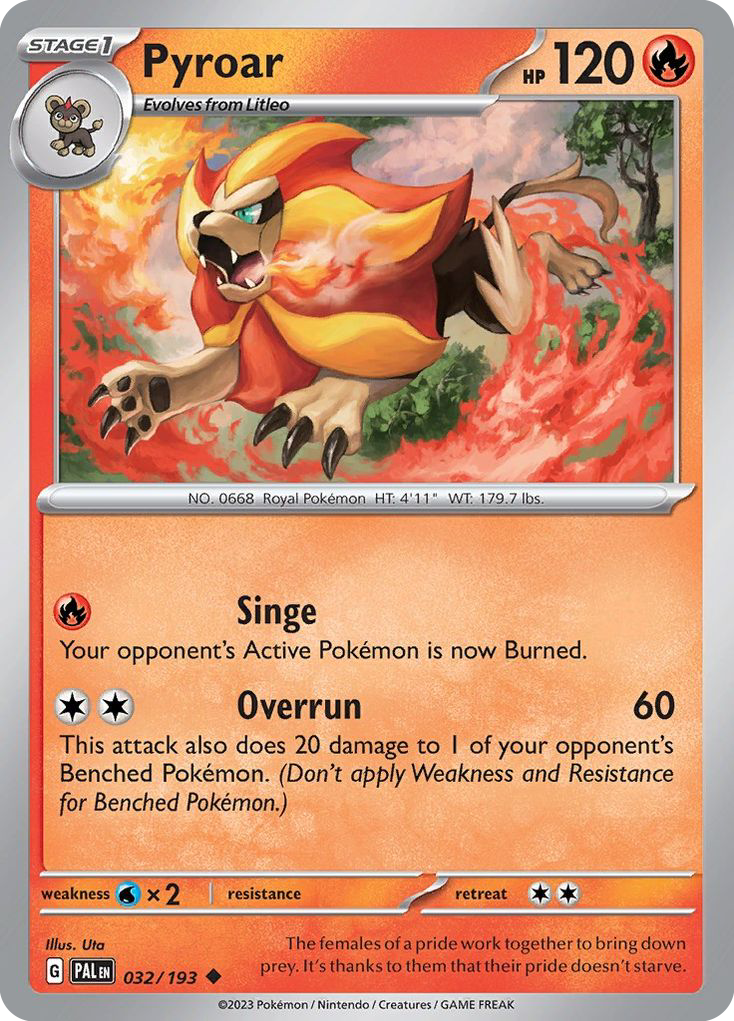 Pyroar - Paldea Evolved - 032