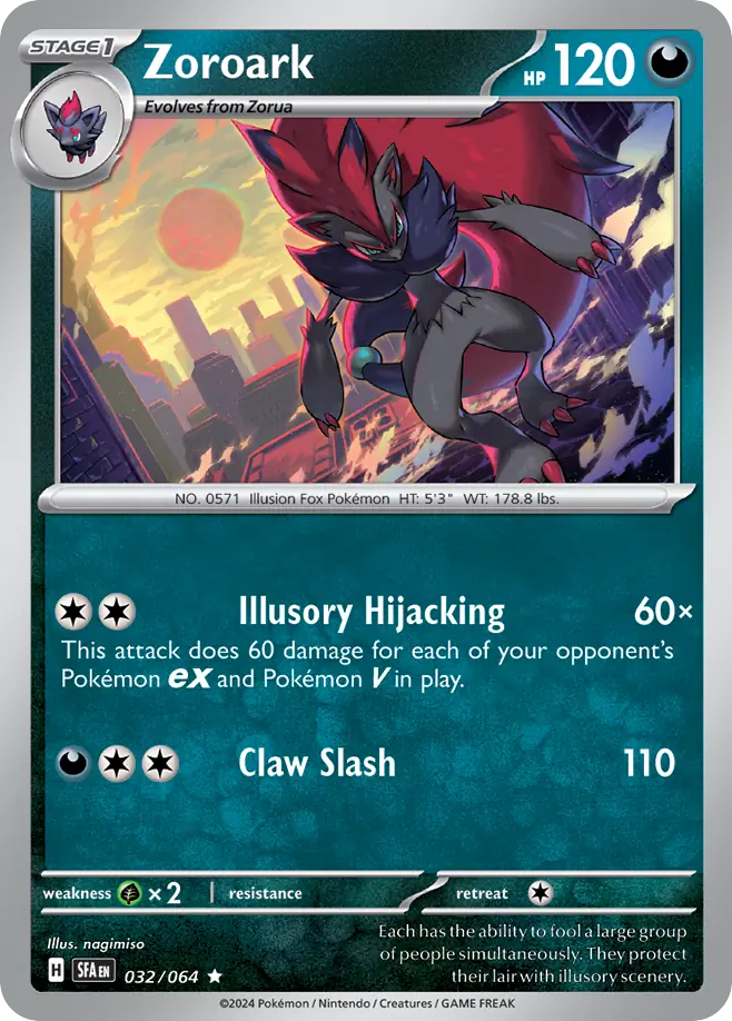 Zoroark - Shrouded Fable - 032