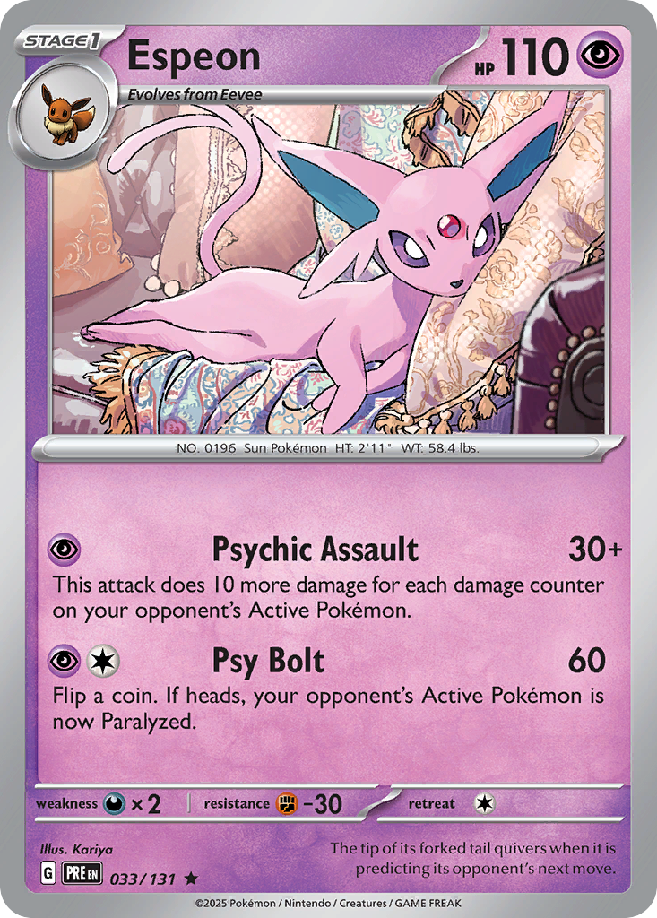 Espeon - Prismatic Evolutions - 033