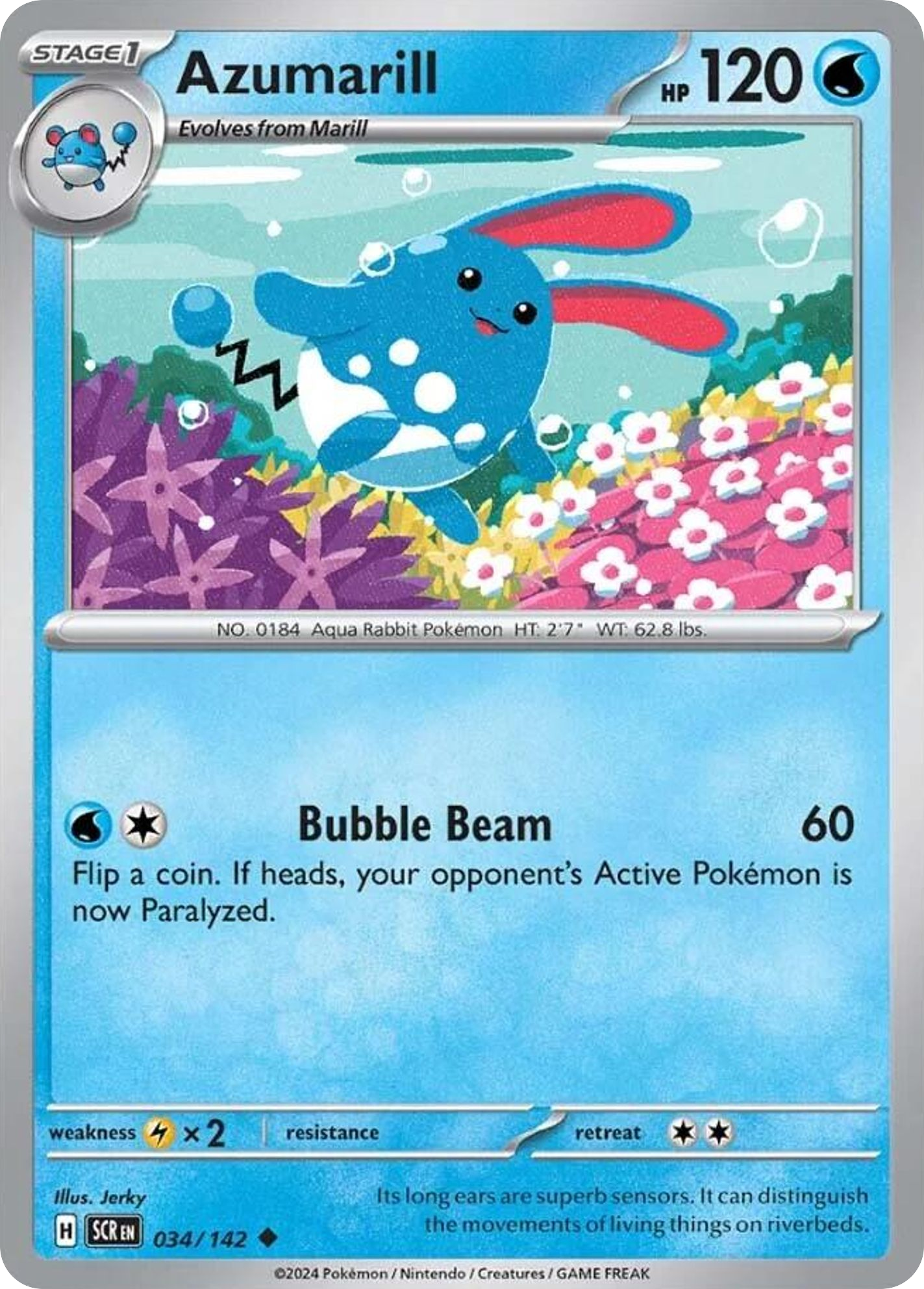 Azumarill - Stellar Crown - 034