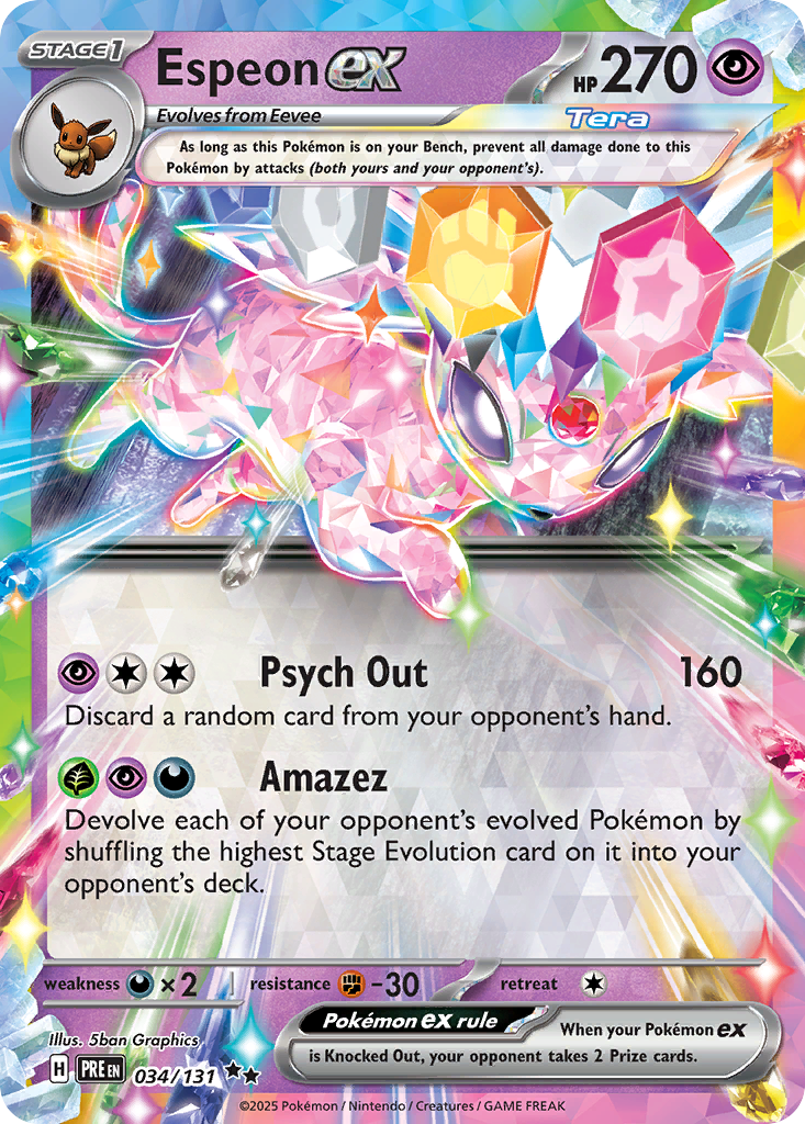 Espeon ex - Prismatic Evolutions - 034