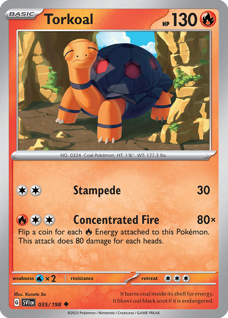 Torkoal - Scarlet & Violet - 035