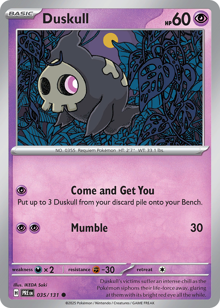 Duskull - Prismatic Evolutions - 035