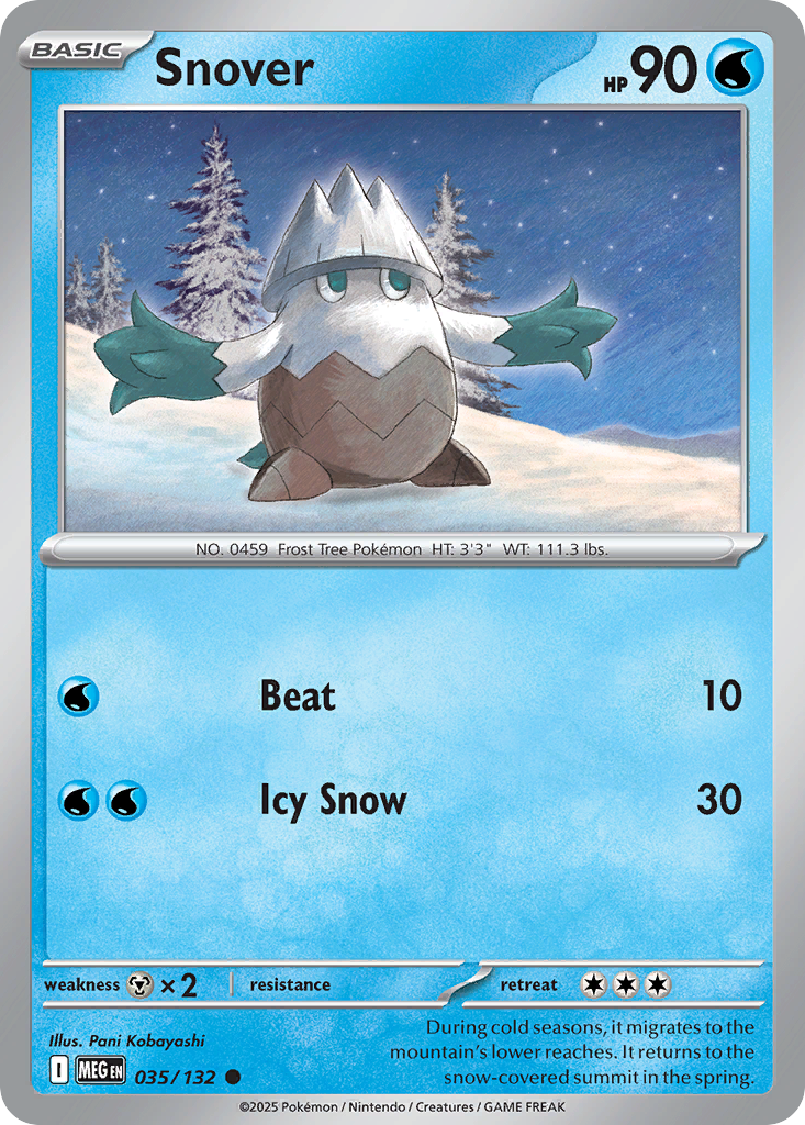 Snover - Mega Evolution - 035