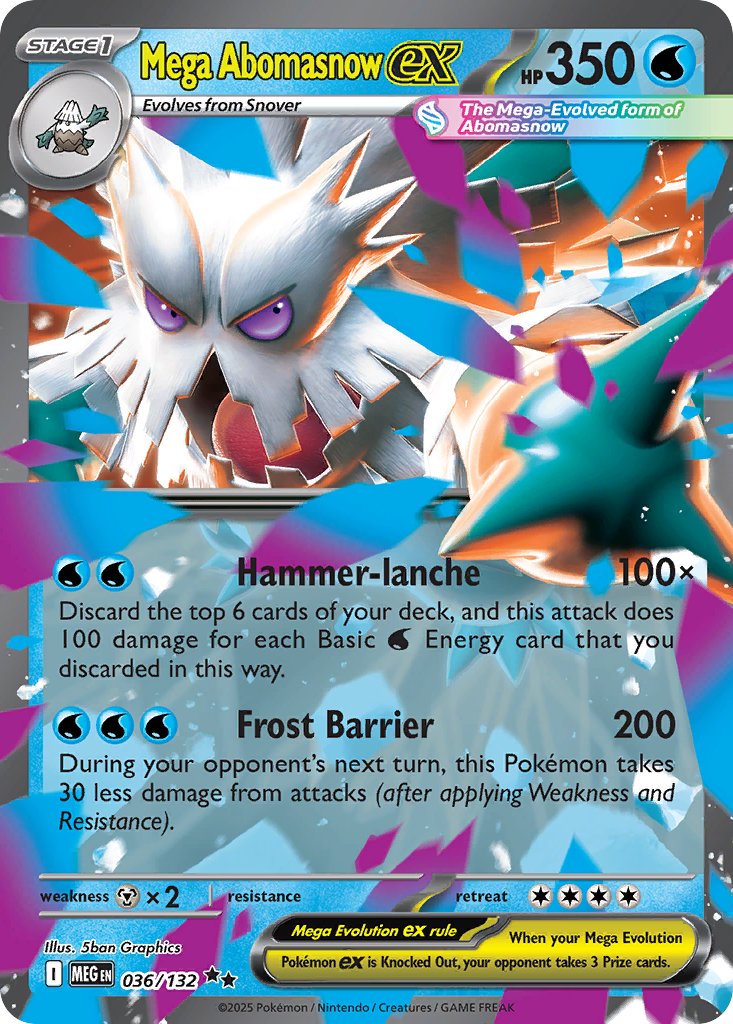 Mega Abomasnow ex - Mega Evolution - 036