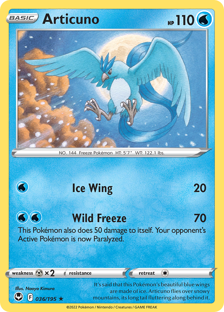 Articuno - Silver Tempest - 036