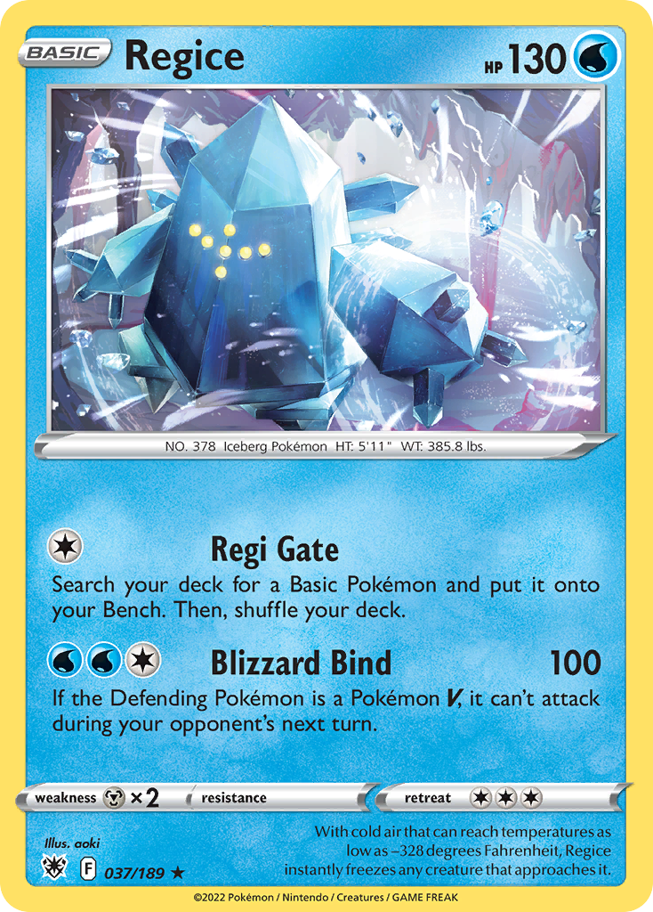 Regice - Astral Radiance - 037