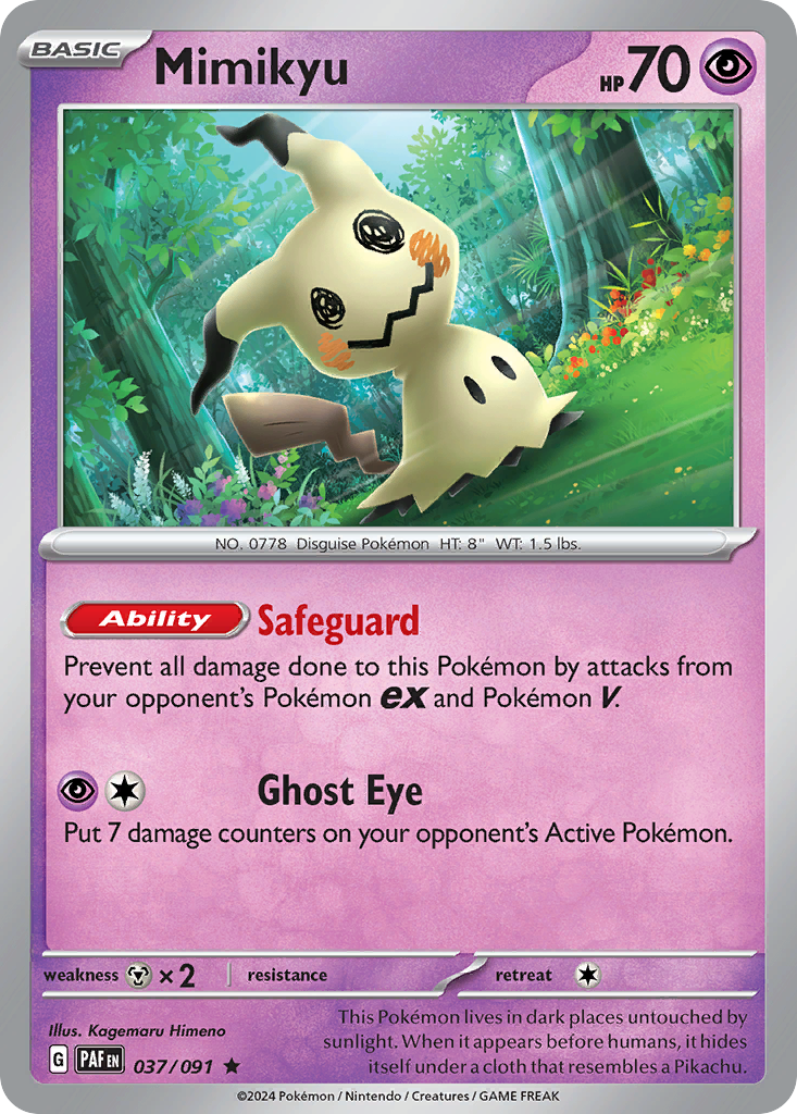 Mimikyu - Paldean Fates - 037
