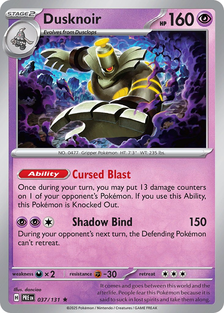 Dusknoir - Prismatic Evolutions - 037