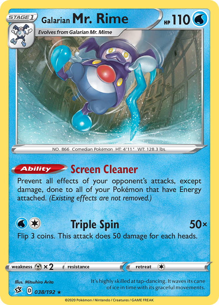 Galarian Mr. Rime - Rebel Clash - 038