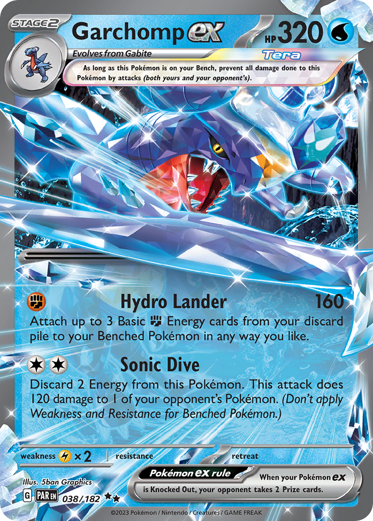 Garchomp ex - Paradox Rift - 038