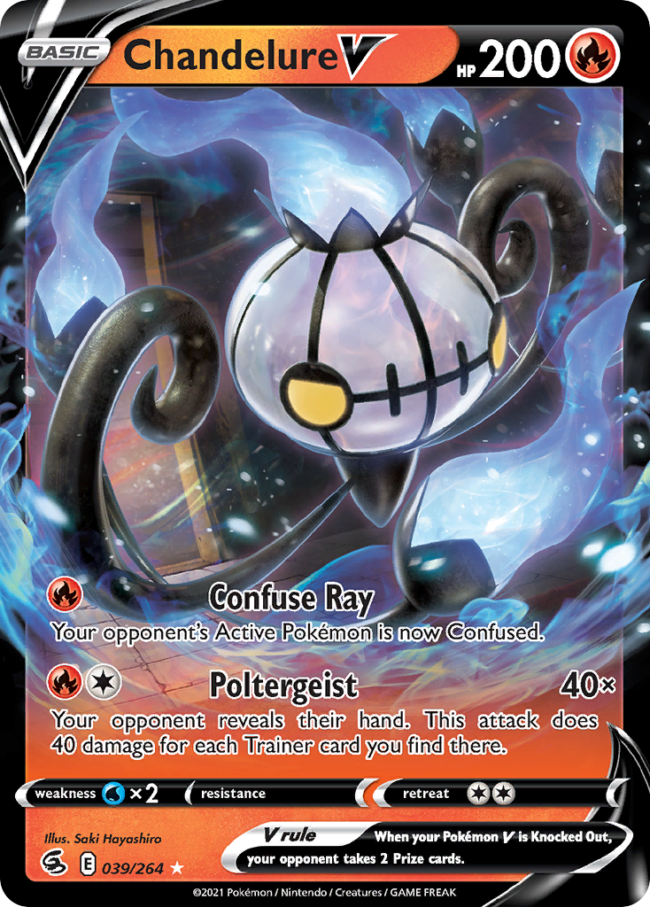 Chandelure V - Fusion Strike - 039