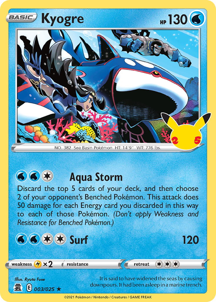 Kyogre - Celebrations - 003