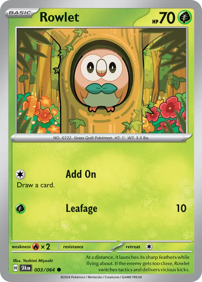 Rowlet - Shrouded Fable - 003