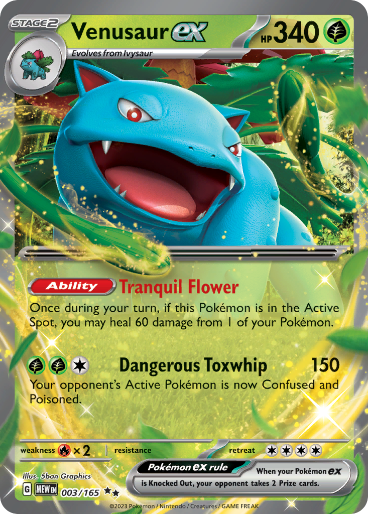 Venusaur ex - 151 - 003