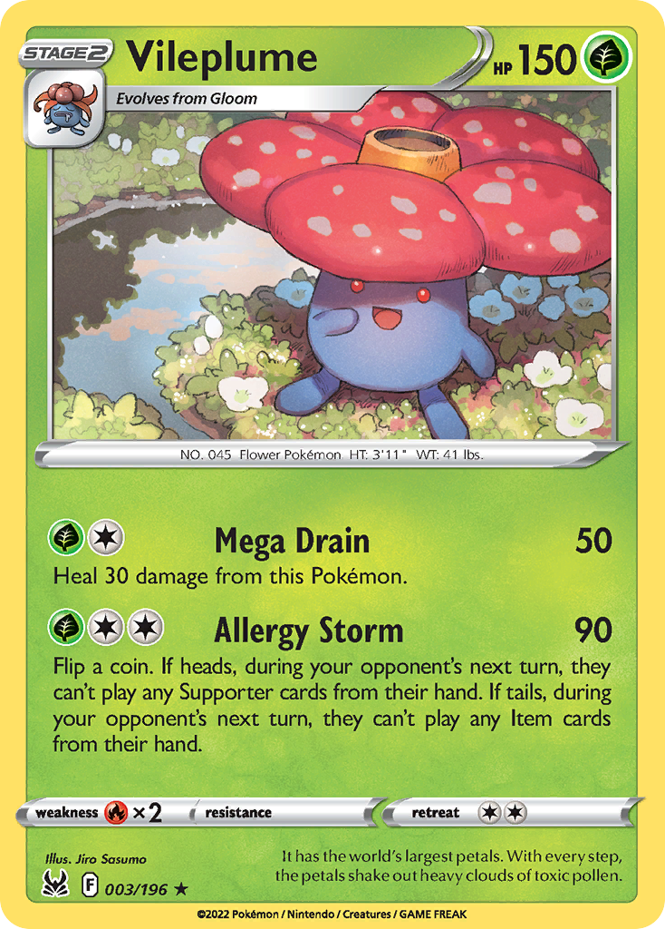 Vileplume - Lost Origin - 003