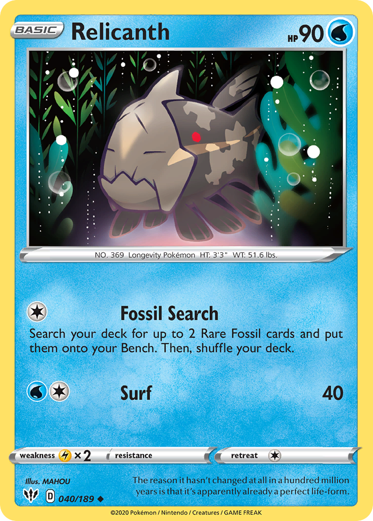 Relicanth - Darkness Ablaze - 040