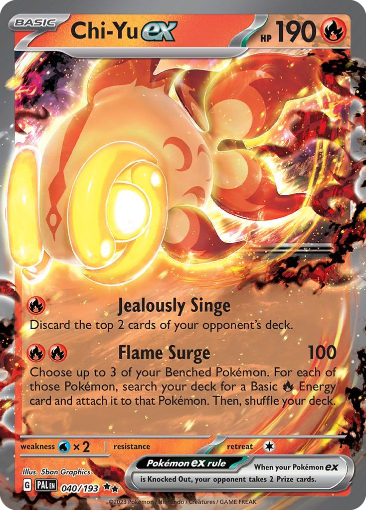 Chi-Yu ex - Paldea Evolved - 040