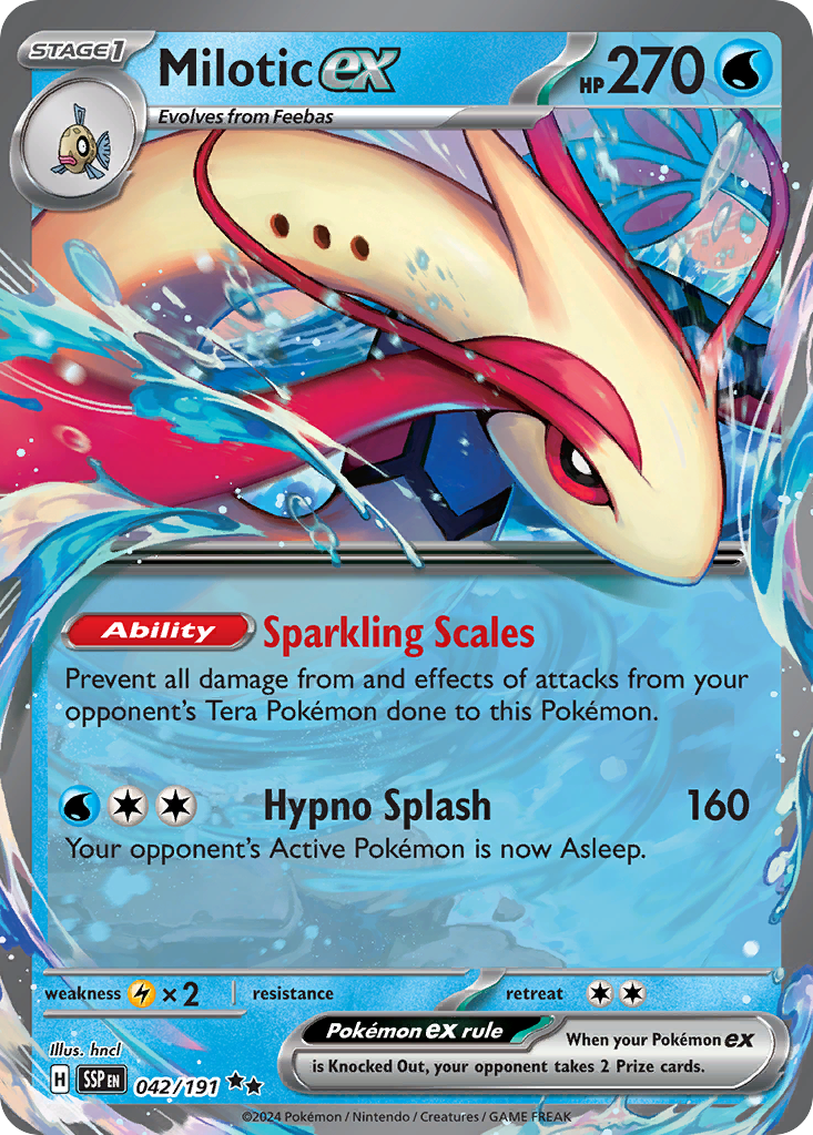 Milotic ex - Surging Sparks - 042