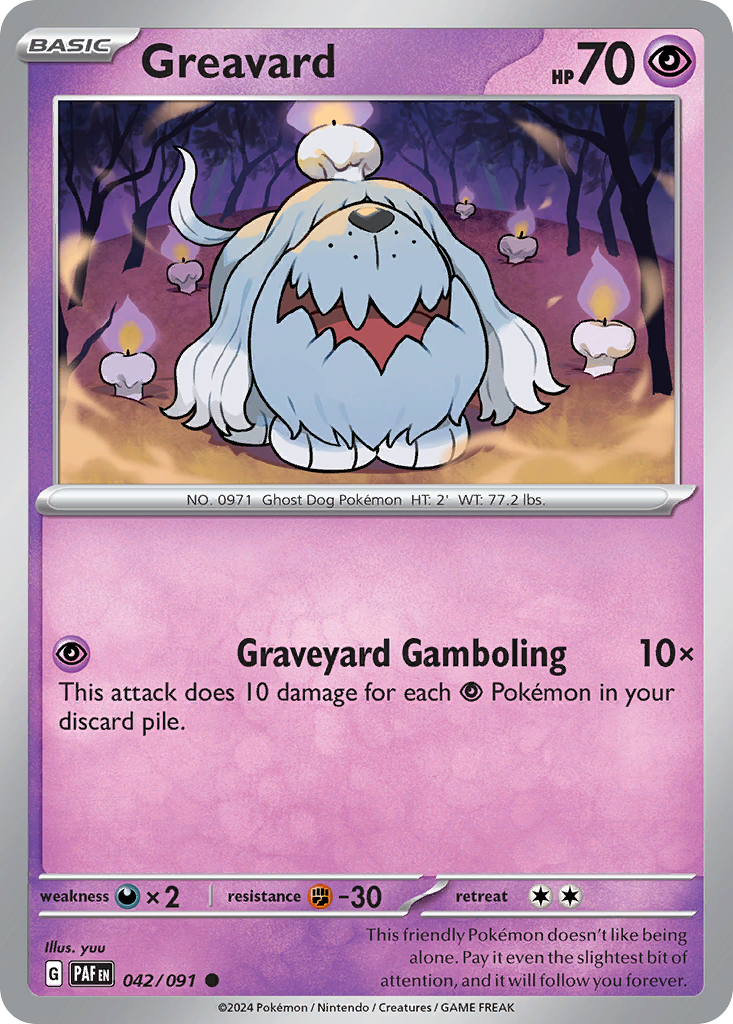 Greavard - Paldean Fates - 042