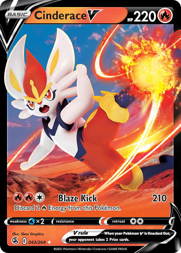 Cinderace V - Fusion Strike - 043