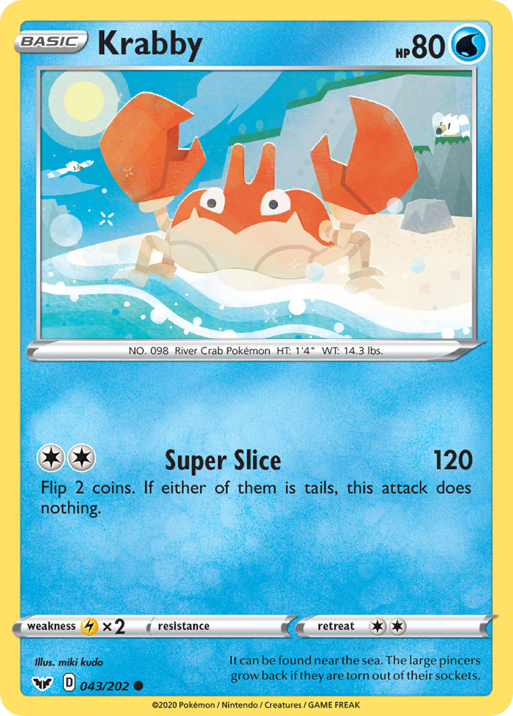 Krabby - Sword & Shield - 043