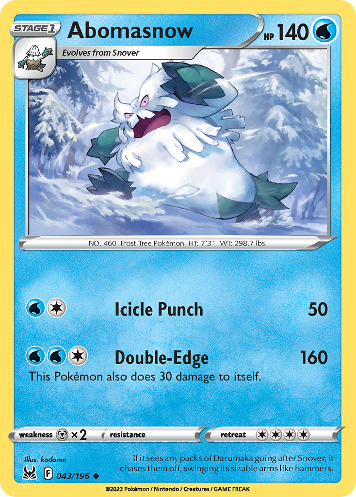 Abomasnow - Lost Origin - 043