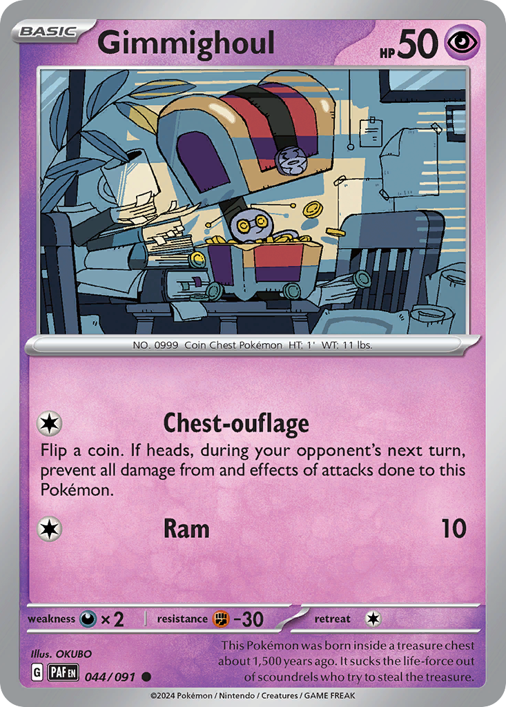 Gimmighoul - Paldean Fates - 044