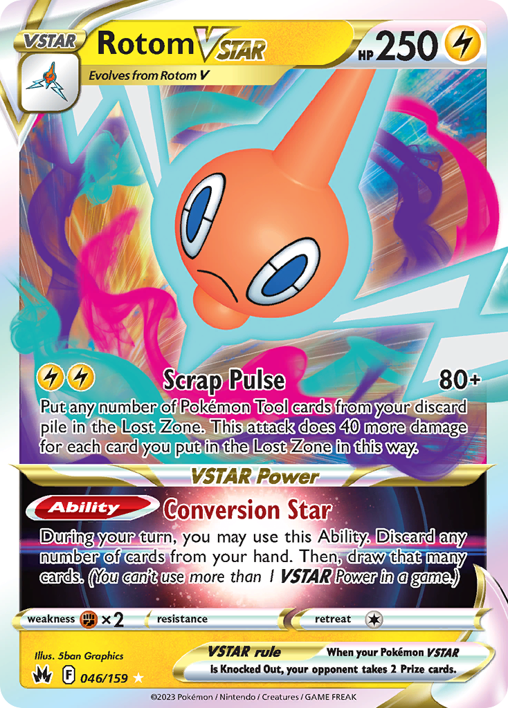 Rotom VSTAR - Crown Zenith - 046