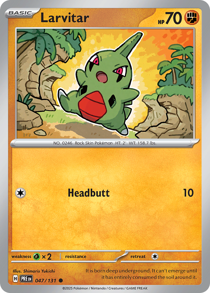 Larvitar - Prismatic Evolutions - 047