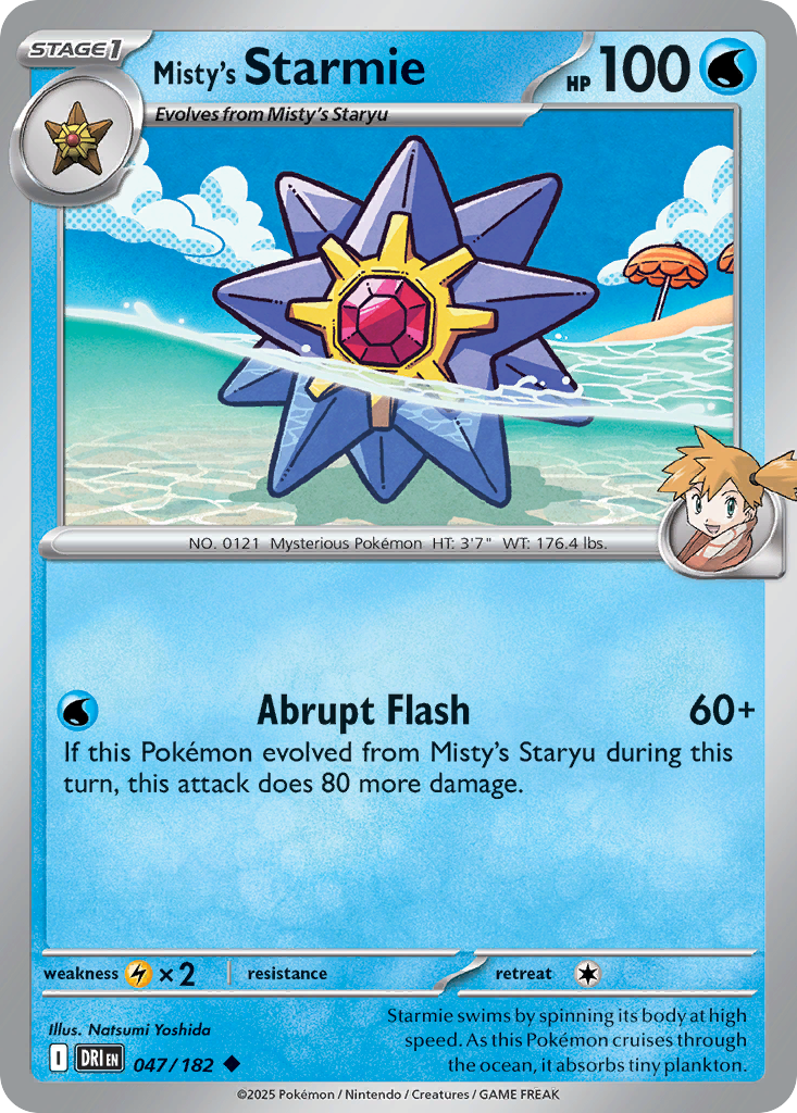 Misty's Starmie - Destined Rivals - 047