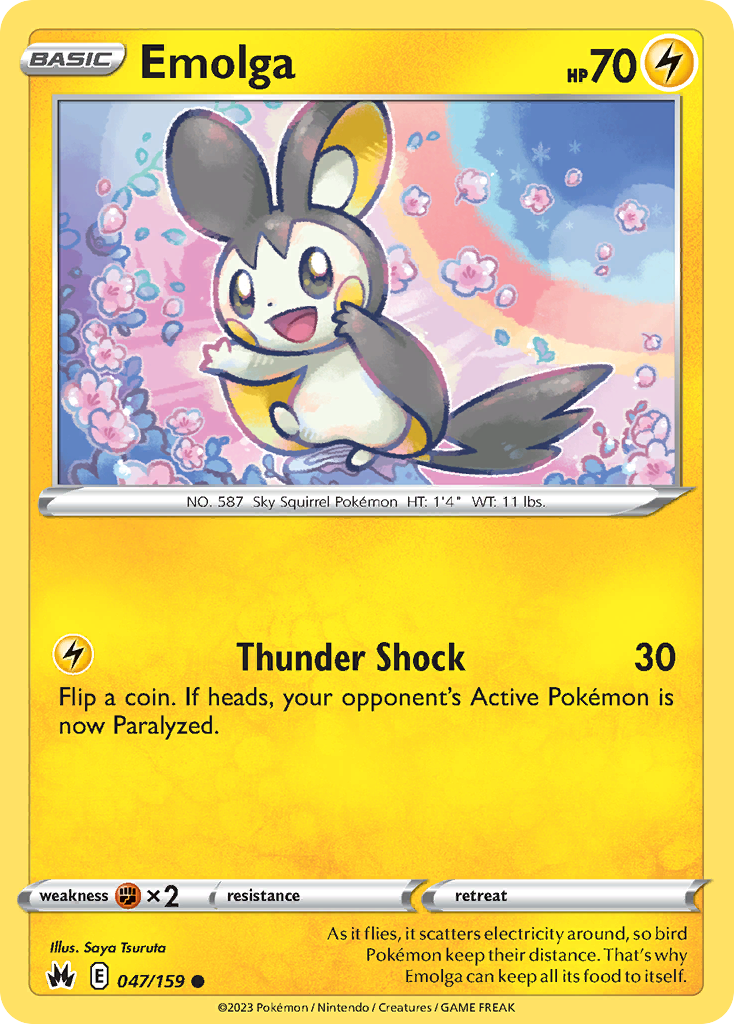 Emolga - Crown Zenith - 047