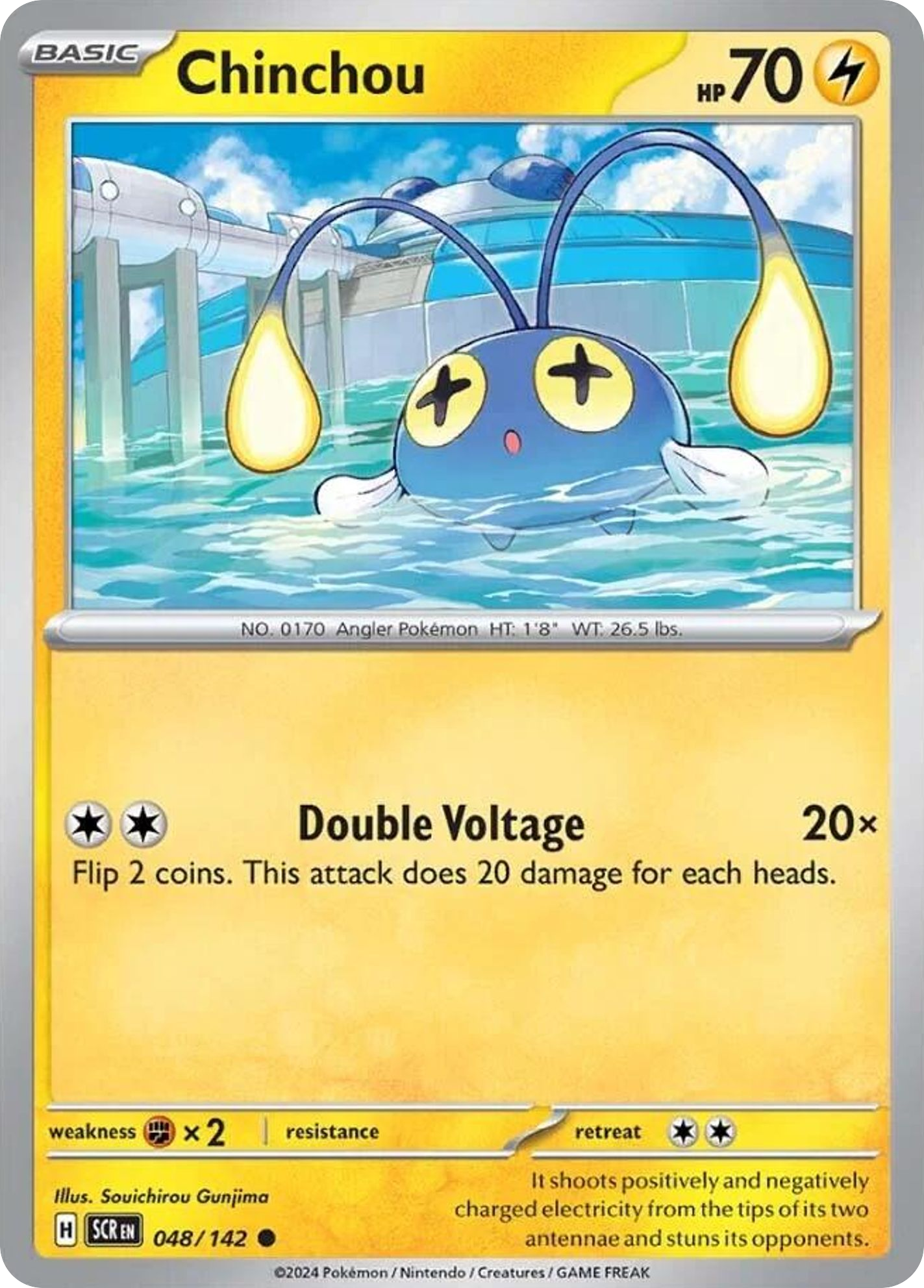 Chinchou - Stellar Crown - 048