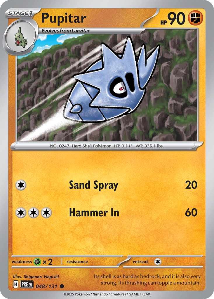 Pupitar - Prismatic Evolutions - 048