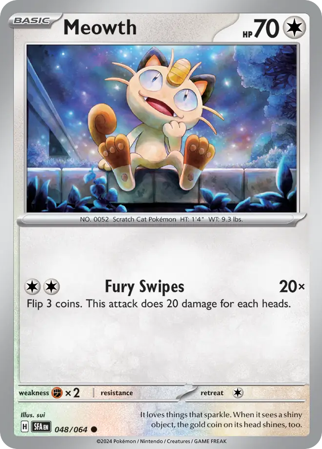 Meowth - Shrouded Fable - 048