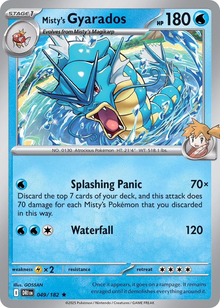 Misty's Gyarados - Destined Rivals - 049
