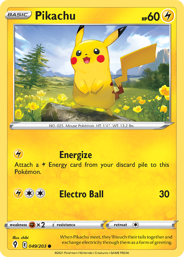 Pikachu - Evolving Skies - 049