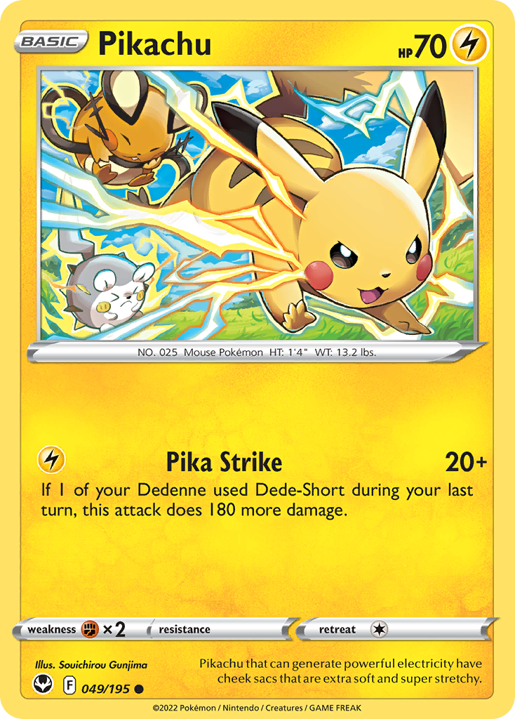 Pikachu - Silver Tempest - 049