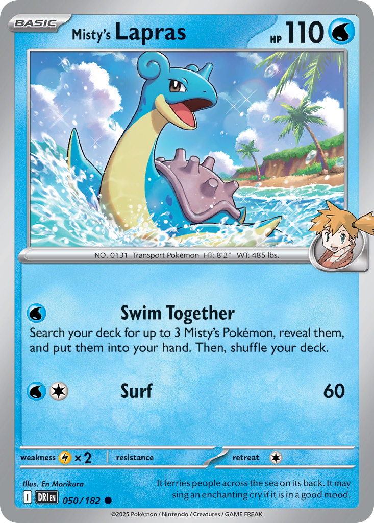 Misty's Lapras - Destined Rivals - 050
