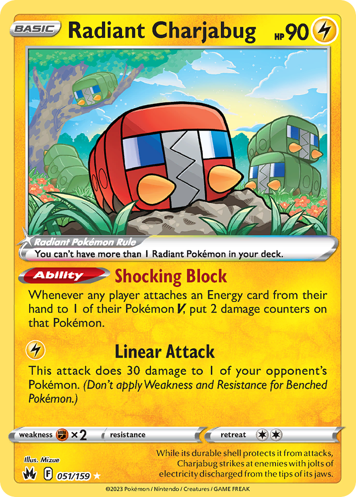 Radiant Charjabug - Crown Zenith - 051