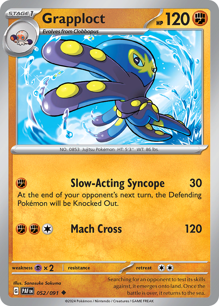 Grapploct - Paldean Fates - 052
