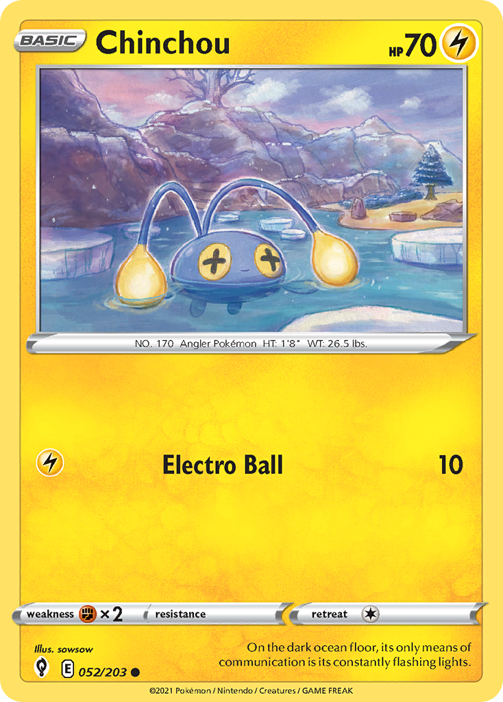 Chinchou - Evolving Skies - 052