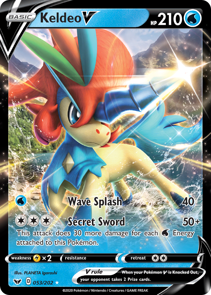Keldeo V - Sword & Shield - 053