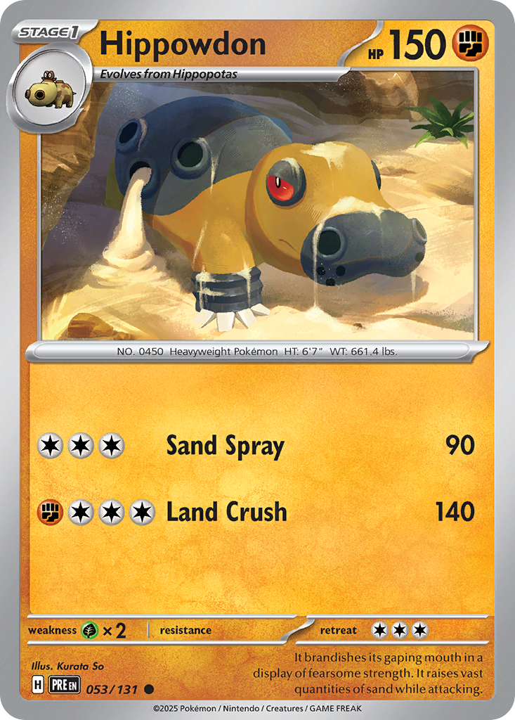 Hippowdon - Prismatic Evolutions - 053