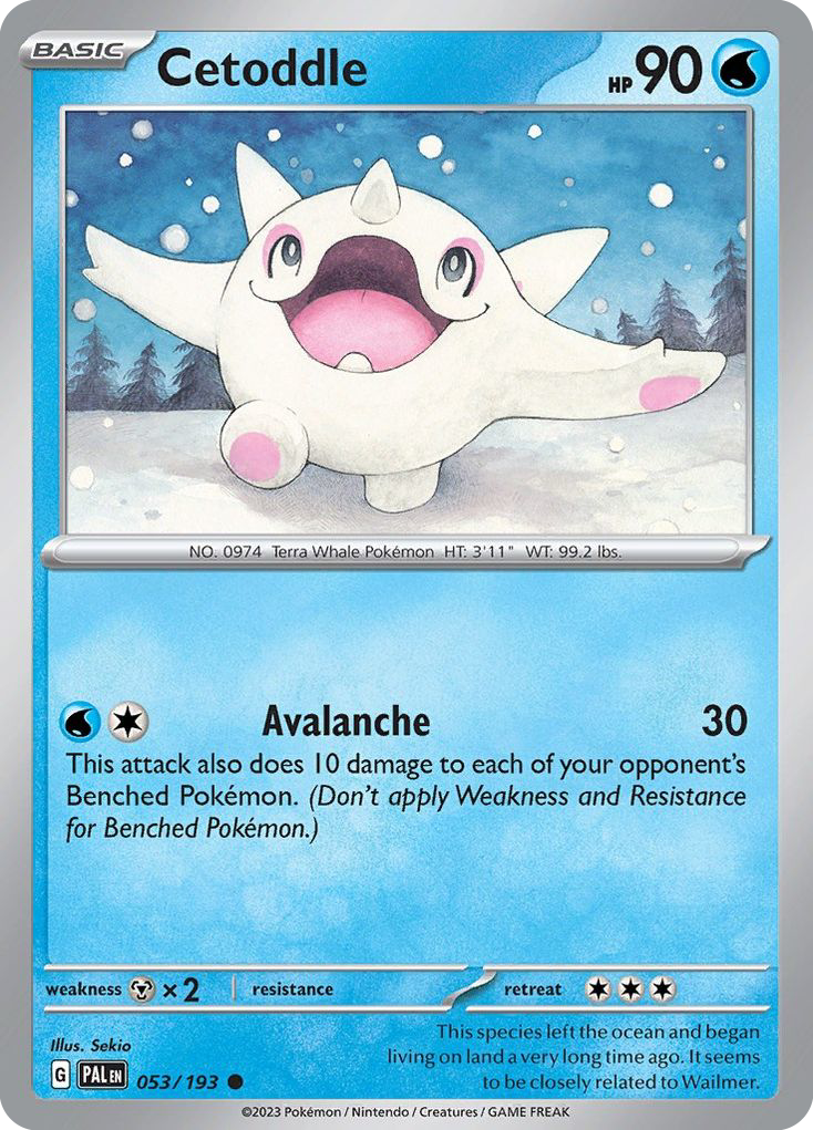 Cetoddle - Paldea Evolved - 053